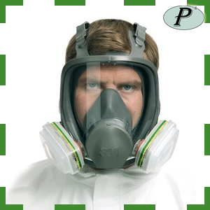 Máscara completa 3M de protección respiratoria
